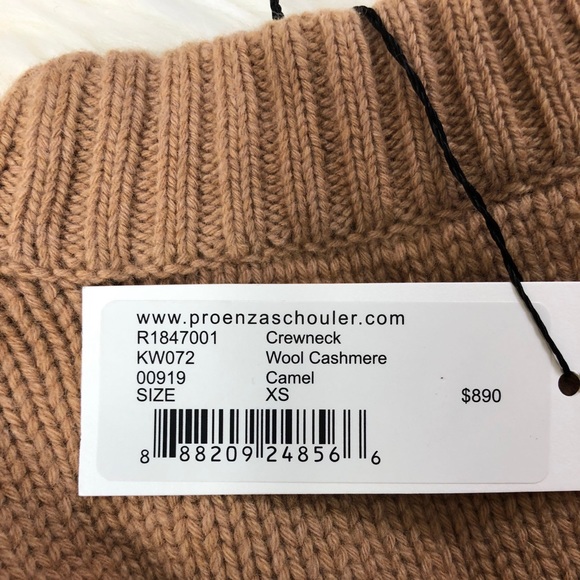Proenza Schouler Wool Cashmere Crewneck Sweater - Picture 4 of 4